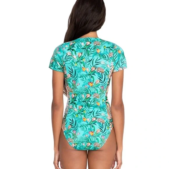 Johnny Was Taina Neoprene One Piece Swimsuit - Picture 2 of 13